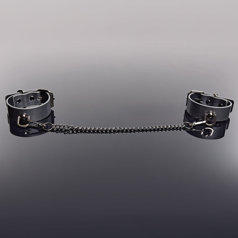 Coquette Pleasure Gunmetal Glam Wrist Cuffs
