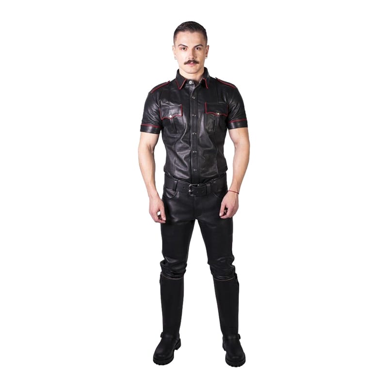 Prowler RED Leather Jeans Black 36 in.