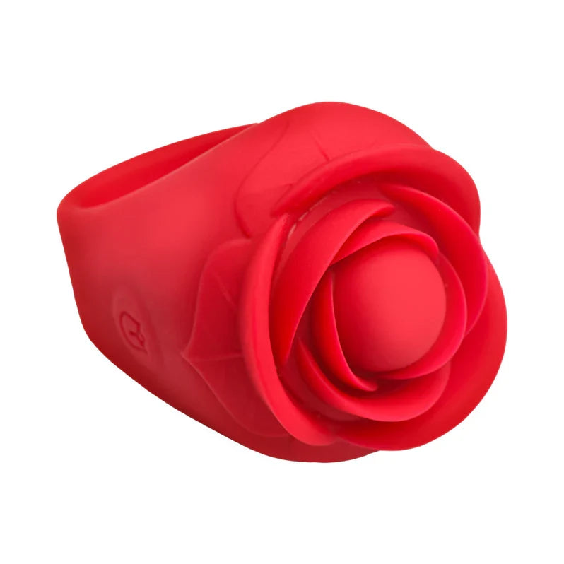 Bloomgasm Rose Ring Discreet Finger Vibrator – Wearable Silicone Pleasure
