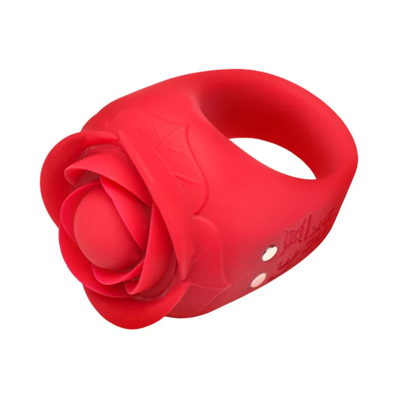 Bloomgasm Rose Ring Discreet Finger Vibrator – Wearable Silicone Pleasure