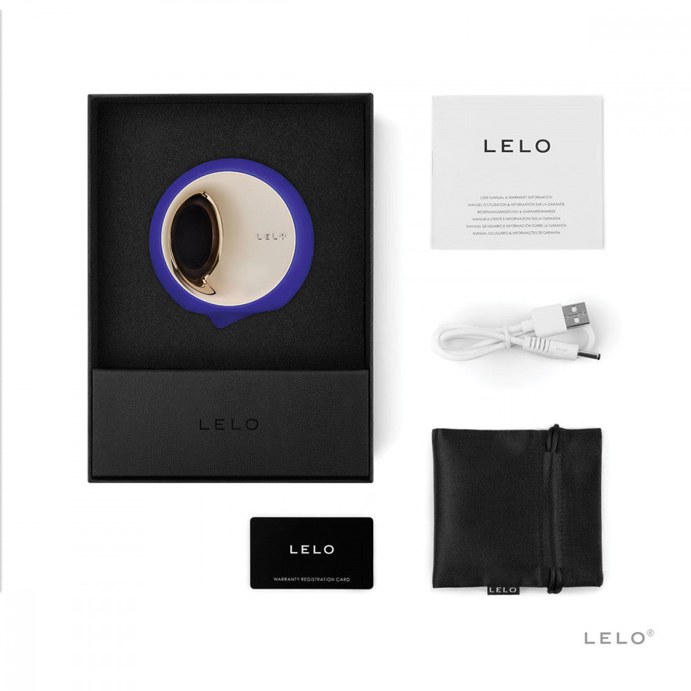LELO Ora 3 Oral Sex Stimulator - Midnight Blue