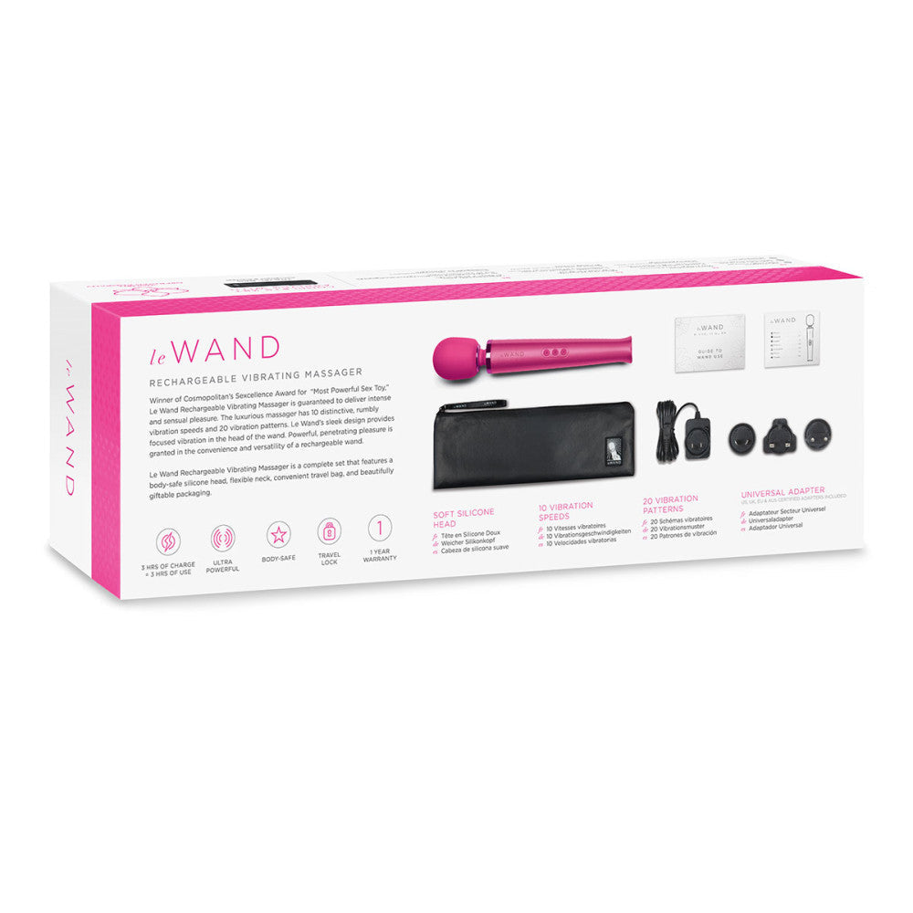 Le Wand Vibrating Wand Massager - Magenta