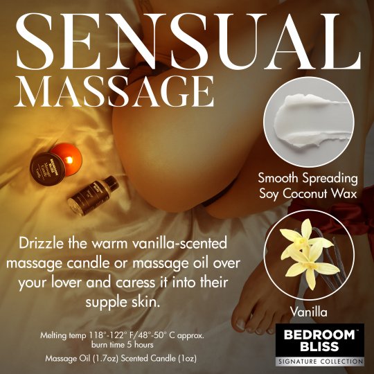 Bedroom Bliss Lover's Bondage Massage Set