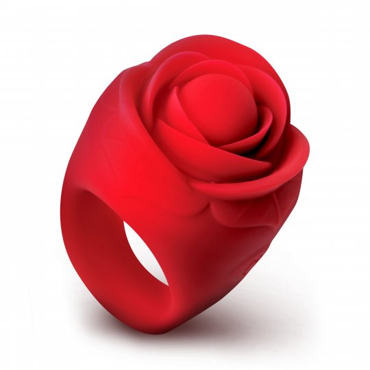 Bloomgasm Rose Ring Discreet Finger Vibrator – Wearable Silicone Pleasure