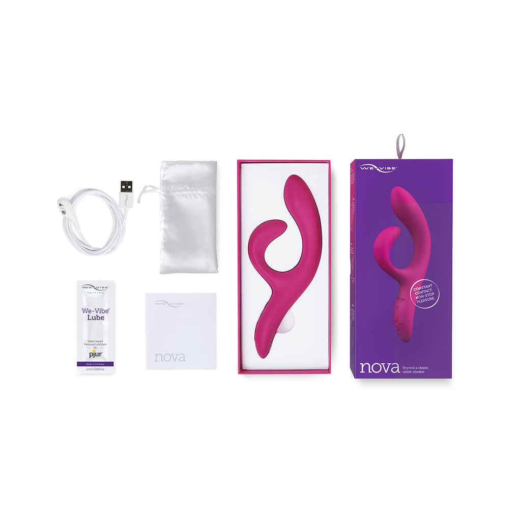 We-Vibe Nova 2 Rabbit Vibrator - Fuchsia