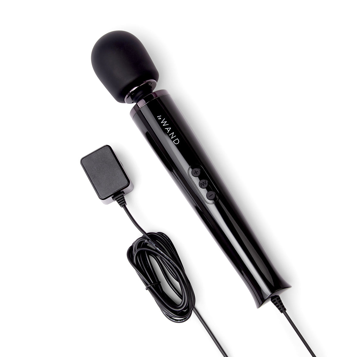 Le Wand Plug-In Vibrating Wand Massager - Black