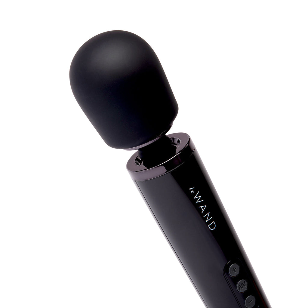 Le Wand Plug-In Vibrating Wand Massager - Black