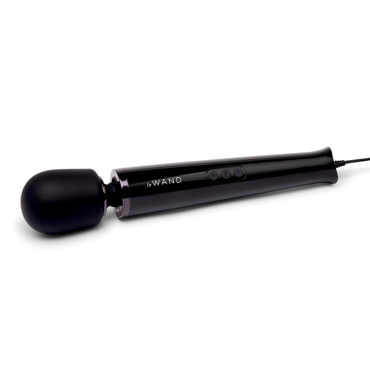Le Wand Plug-In Vibrating Wand Massager - Black