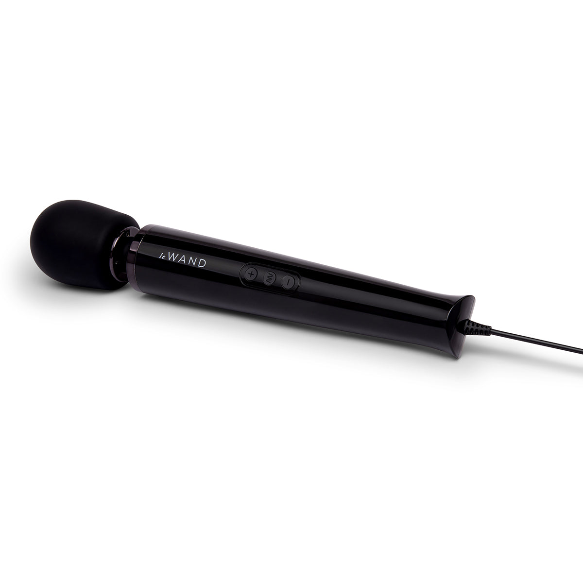 Le Wand Plug-In Vibrating Wand Massager - Black