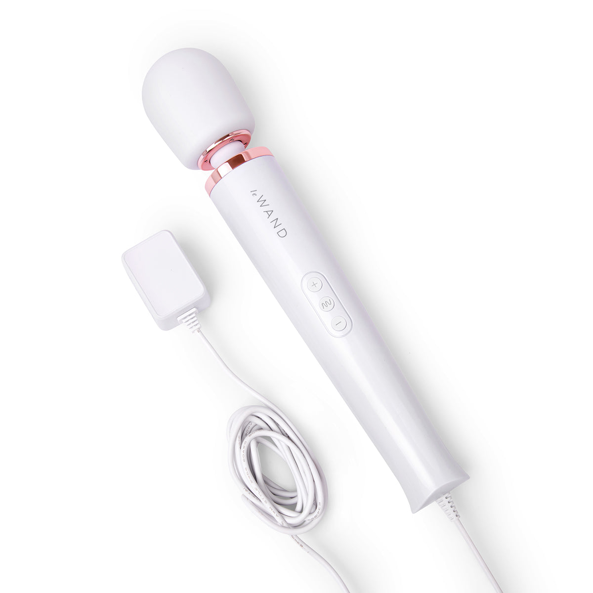 Le Wand Plug-In Vibrating Wand Massager - White