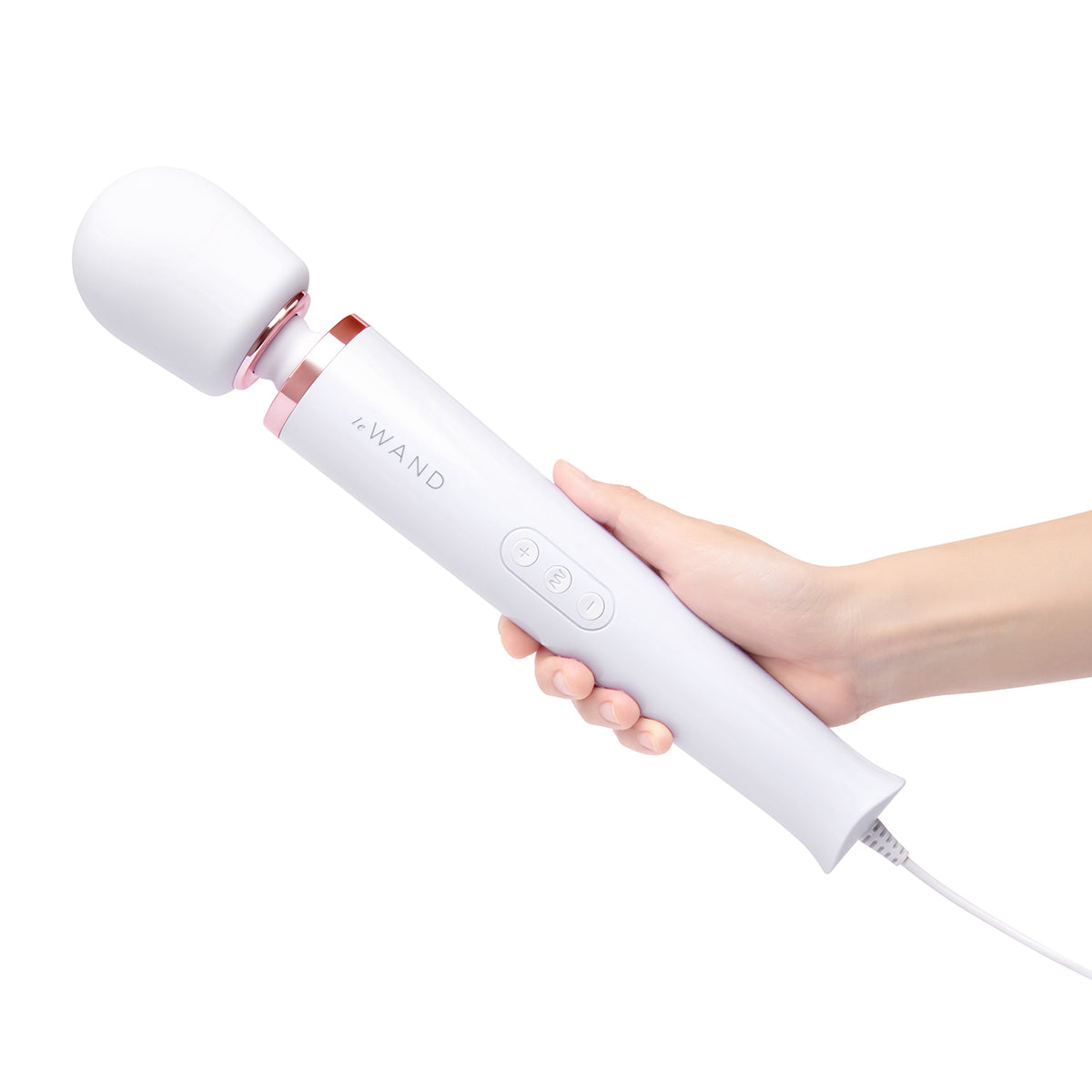 Le Wand Plug-In Vibrating Wand Massager - White