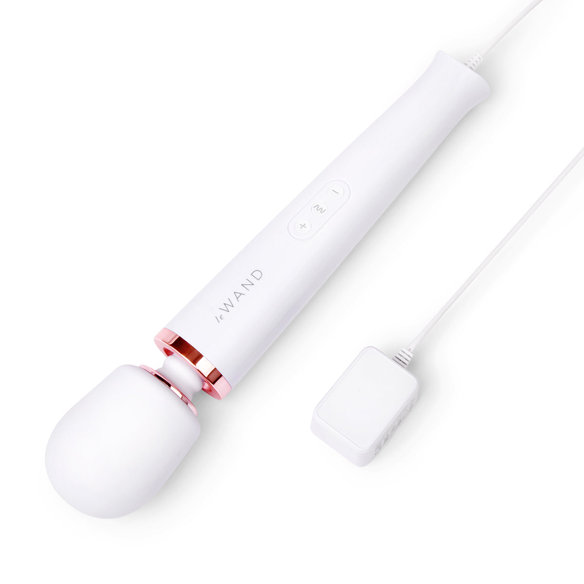 Le Wand Plug-In Vibrating Wand Massager - White