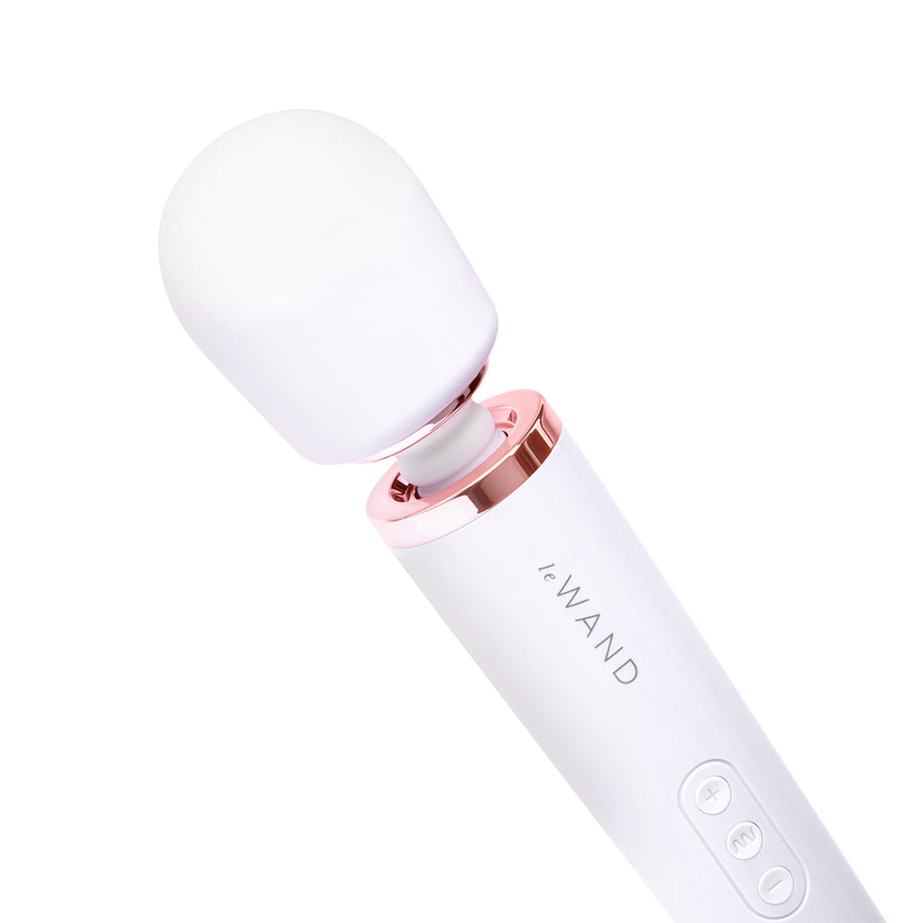 Le Wand Plug-In Vibrating Wand Massager - White