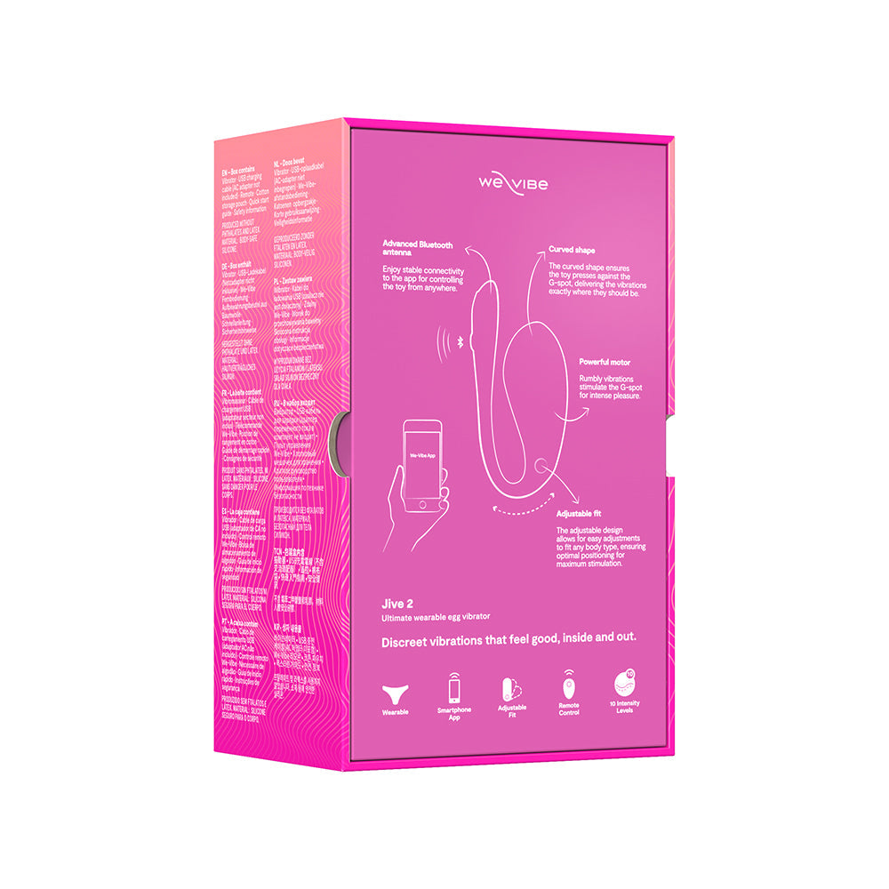 We-Vibe Jive 2 Wearable G-Spot Vibe Electric Pink
