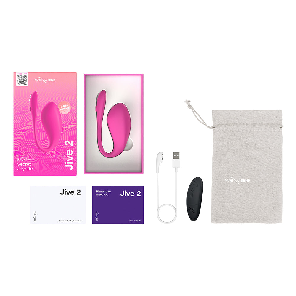 We-Vibe Jive 2 Wearable G-Spot Vibe Electric Pink