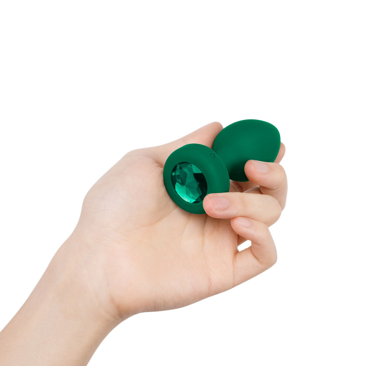 b-Vibe Vibrating Jewel Plug M/L - Emerald
