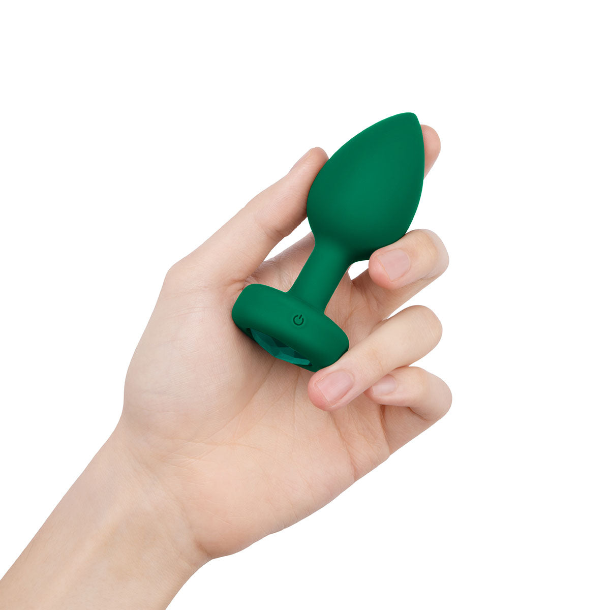 b-Vibe Vibrating Jewel Plug M/L - Emerald