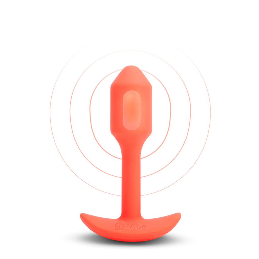 b-Vibe Vibrating Snug Plug 1 S Orange