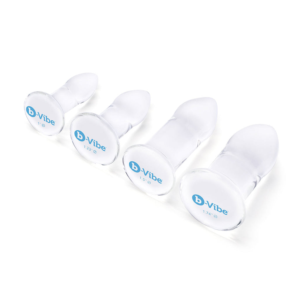 b-Vibe Glass Anal Dilators Set