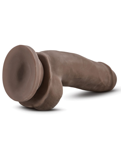 Blush Au Naturel 7" Fat Boy Dildo - Chocolate