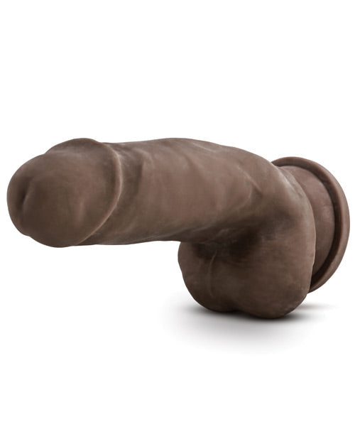 Blush Au Naturel 7" Fat Boy Dildo - Chocolate