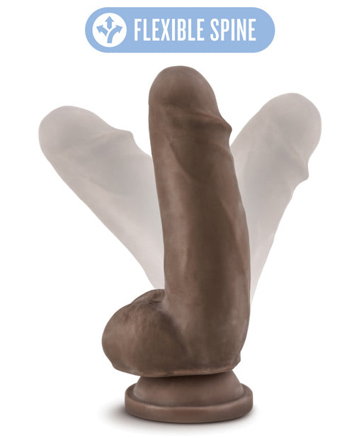 Blush Au Naturel 7" Fat Boy Dildo - Chocolate