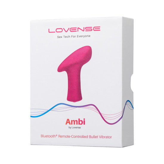 Lovense Ambi Bullet Vibrator - Pink