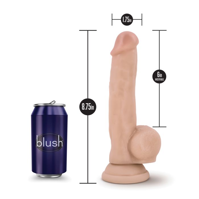 Coverboy Mr. Jackhammer 8.5" Dildo - Flesh