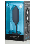 b-Vibe Weighted Snug Plug 4 - 256 g Black