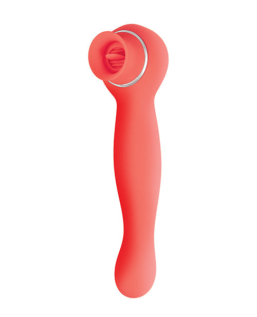 Blaze Luscious Licker Vibrator - Coral