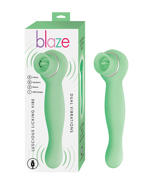 Blaze Luscious Licker Vibrator - Mint