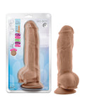 Blush Au Naturel 10" Big Boy Dildo with Balls Tan