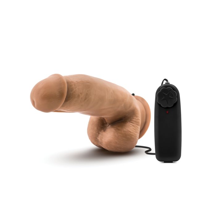 Coverboy MMA Fighter 7" Vibrating Dildo - Mocha