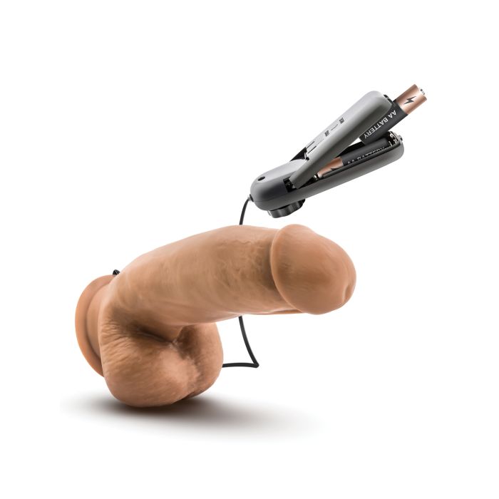 Coverboy MMA Fighter 7" Vibrating Dildo - Mocha