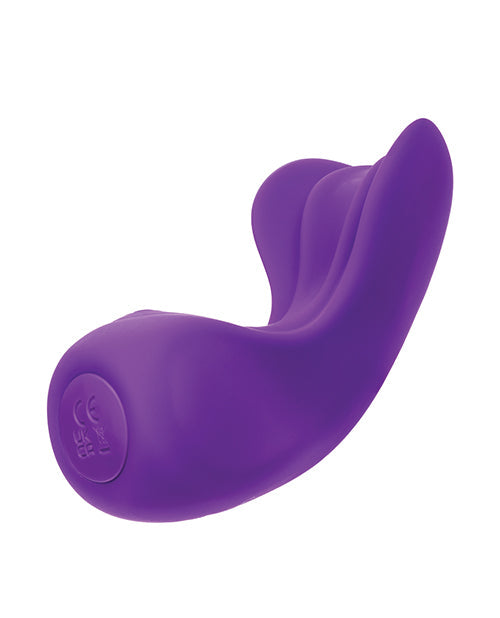 Cascade Wave Rechargeable Vibrator - Purple