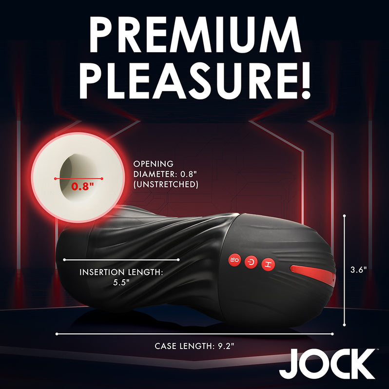 JOCK Rechargeable Sucking & Vibrating Masturbator