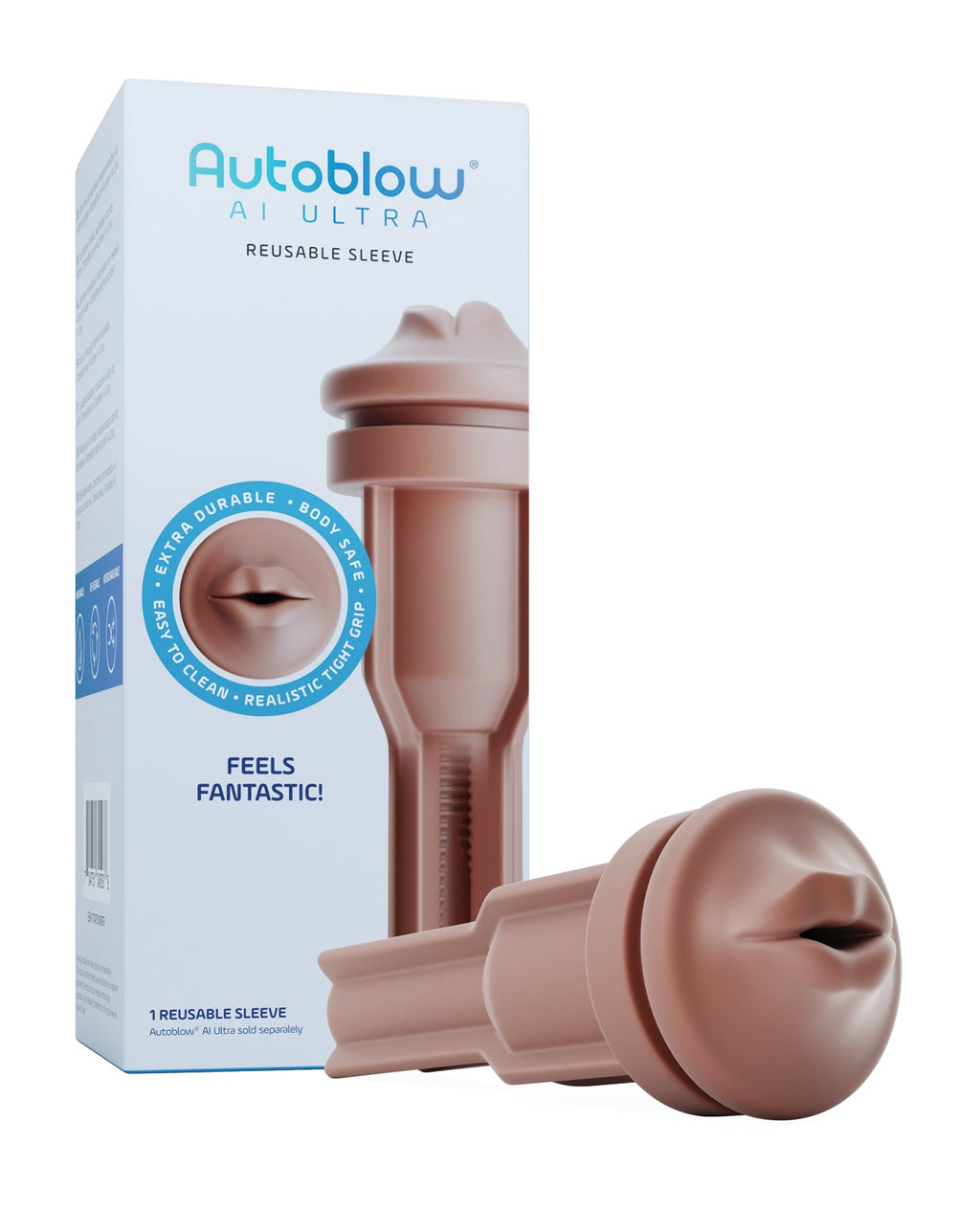 Autoblow AI Ultra Mouth Sleeve Brown