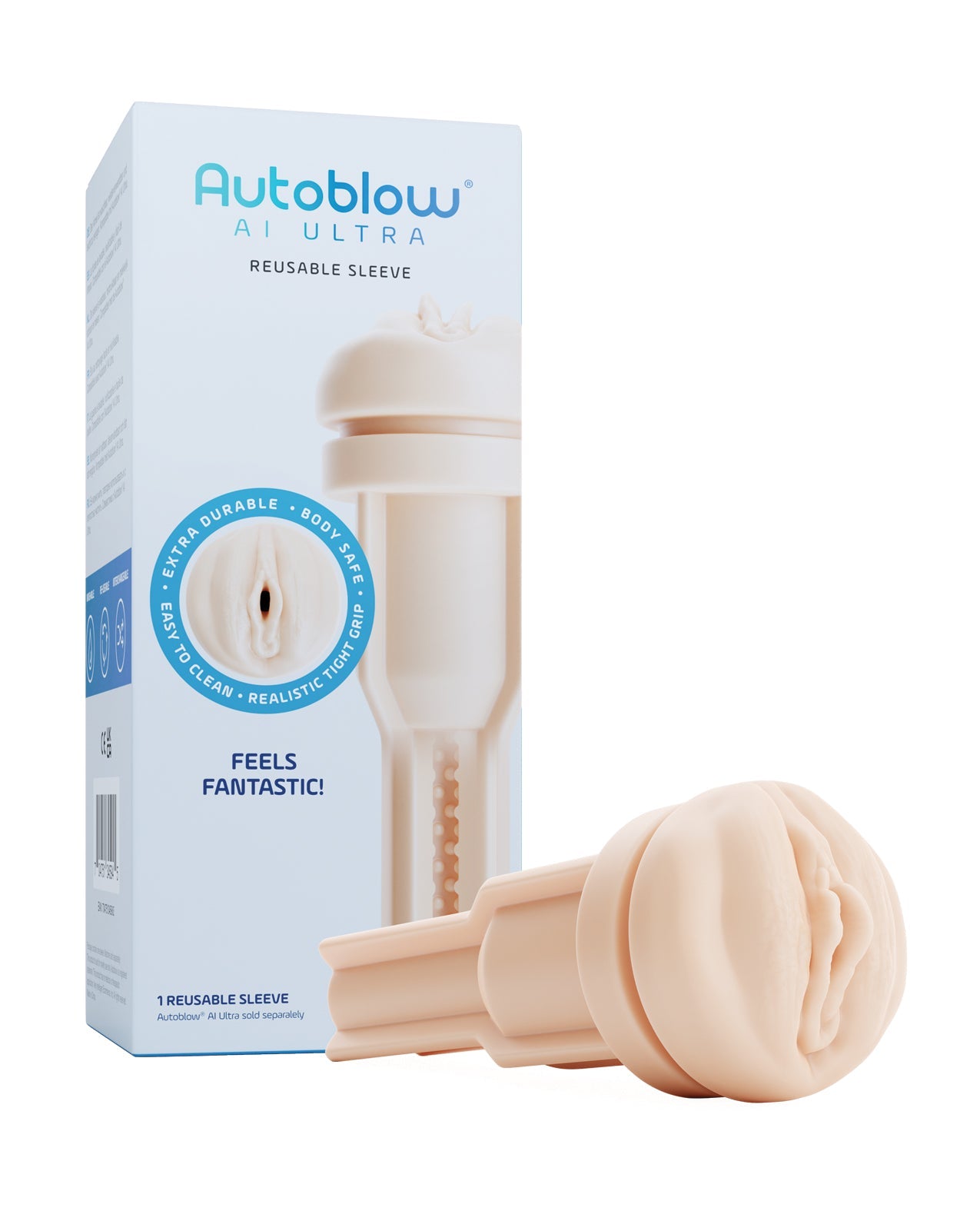 Autoblow AI Ultra Vagina Sleeve Beige