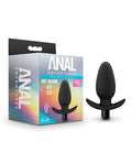 Anal Adventures Platinum Silicone Saddle Plug - Black