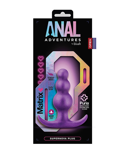 Anal Adventures Matrix Supernova Plug - Purple