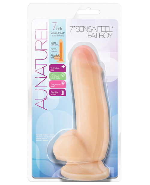 Blush Au Naturel 7" Fat Boy Dildo - Beige