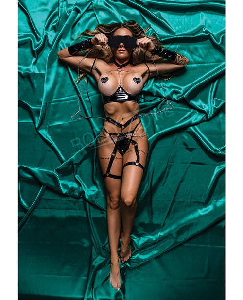 Role Play Bondage Baddie Costume Black M/L