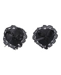 Doc Johnson Faux Leather Lace Nipple Pasties In A Bag
