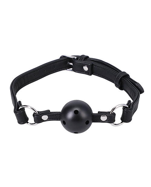 Doc Johnson Faux Leather Ball Gag In A Bag