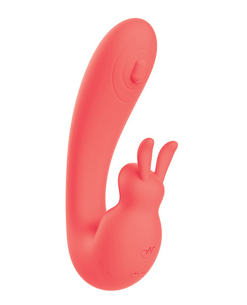 Blaze Bunny Thumper Vibrator - Coral