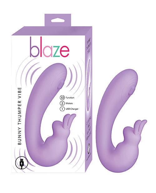 Blaze Bunny Thumper Vibrator - Lavender