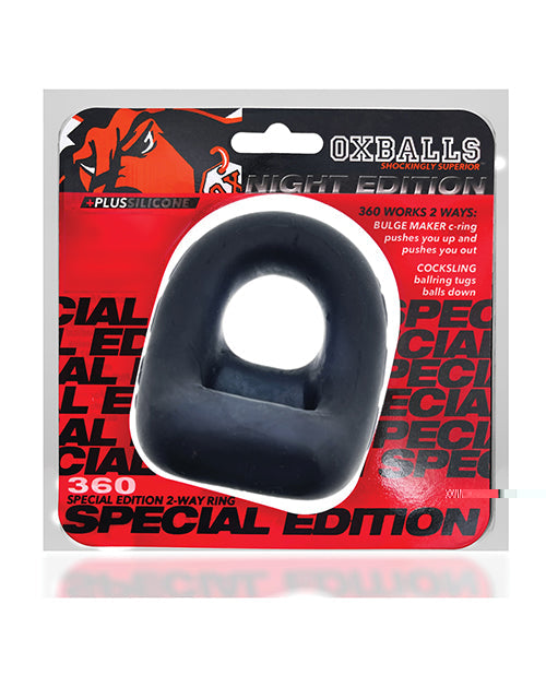 Oxballs 360 Cock Ring & Ballsling  - Night Edition
