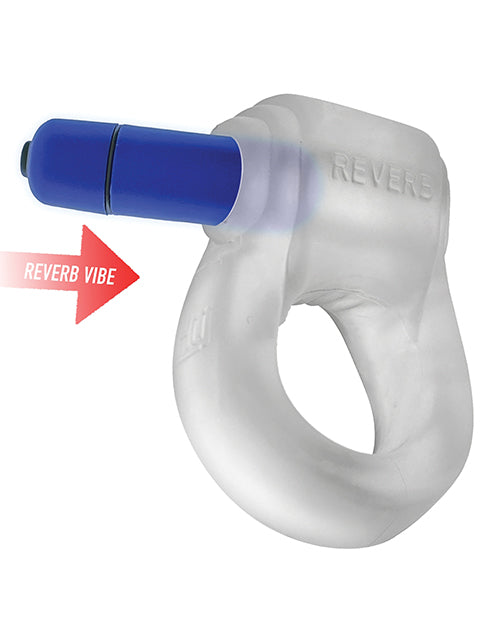 Hunkyjunk Revring Cock Ring & Vibe - Clear