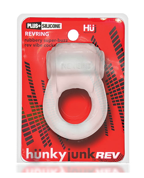 Hunkyjunk Revring Cock Ring & Vibe - Clear