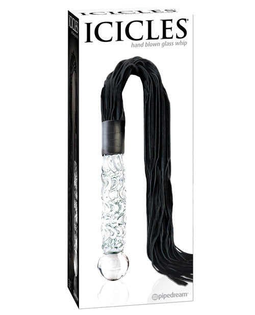 Icicles No. 38 Glass Handled Whip - Clear